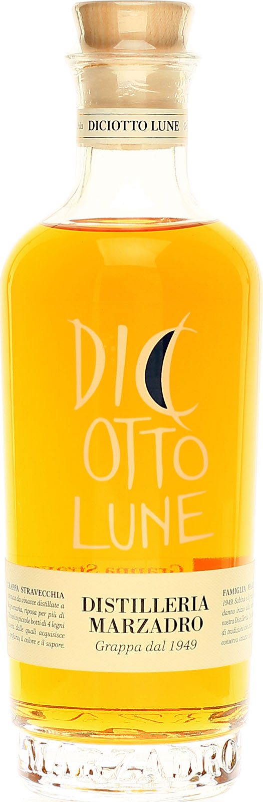 Grappa Le Diciotto Lune Von Marzadro Mit Liter