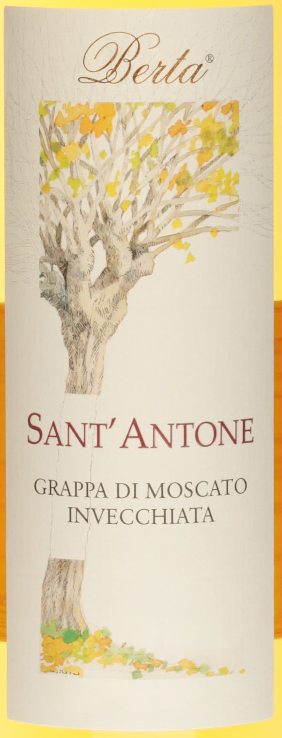 Berta Sant' Antone Grappa di Moscato Invecchiata 0,7l