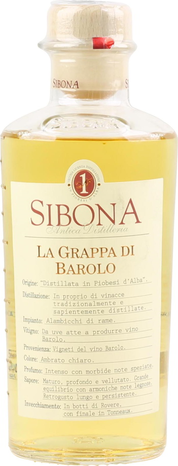 Kaufen Sie den Sibona Liter Grappa hier di Barolo g 0,5